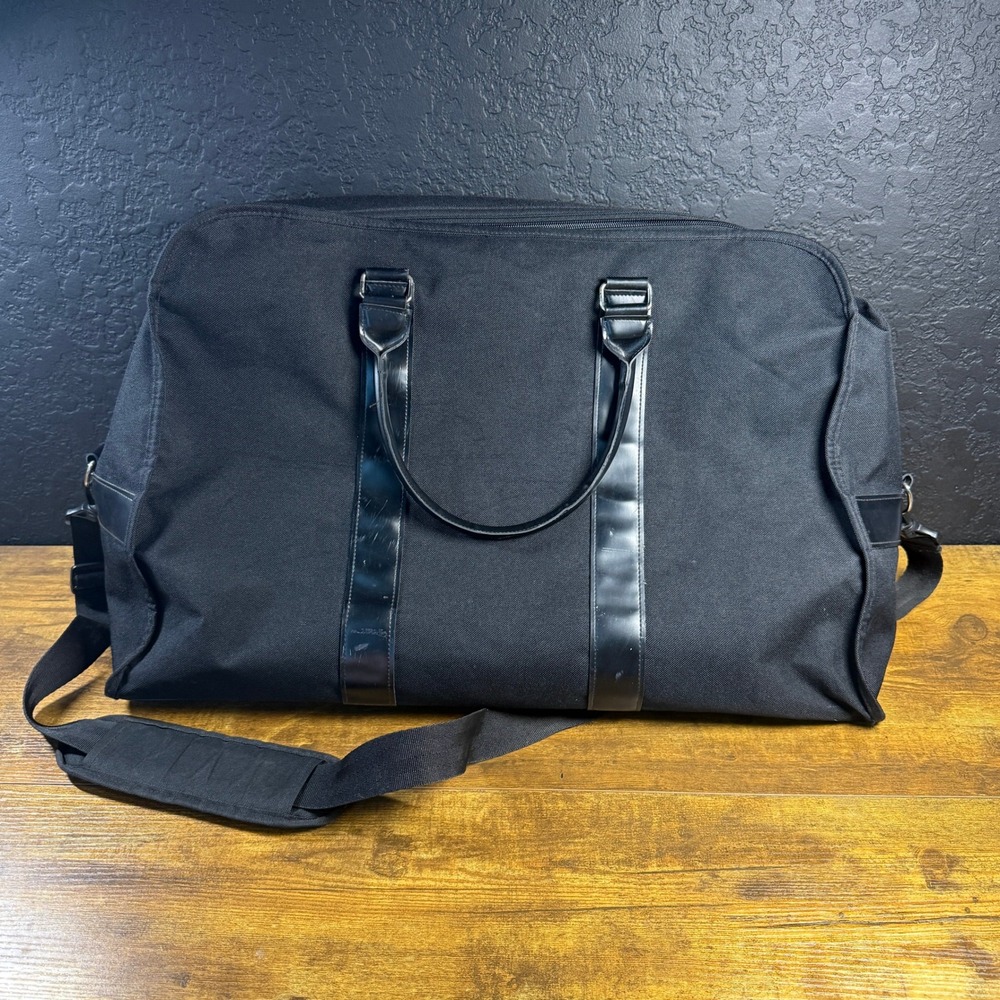 Drakkar Noir Black‎ Canvas Travel Duffel Bag Mens Large
